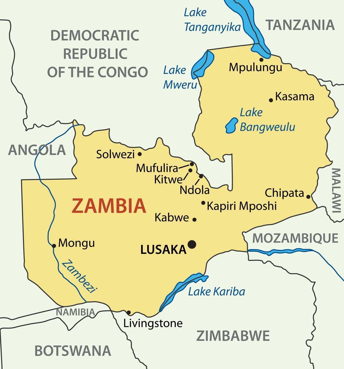Kart Zambiya, китве 